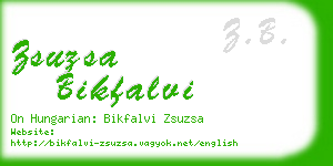 zsuzsa bikfalvi business card